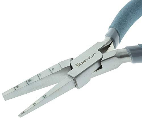 The Beadsmith Square Pliers - Create Consistent Square Shapes in 2-8mm Diameter - Wire Working Tool for Jewellery Making, Wire Pieces for Finds, Art...