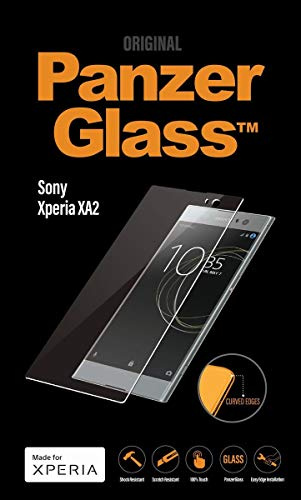 Original Premium PanzerGlass kompatibel mit Sony Xperia XA2 Displayschutz Durchsichtig, Anti-Kratzen, Anti-Öl, Anti-Bläschen