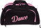 Silver Lilly Damen Nylon Dance Sport Duffel Gym Bag, schwarz / rosa, One Size