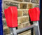 2X Anti-Slip Pads/Mitts for Standard Extension Ladders | Window Cleaners | Internal & External Walls