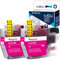 LCL Kompatibel Tintenpatrone LC-3219 LC3219 LC-3219XL LC3219XL LC-3219XLM LC3219XLM (2Stücke Magenta) Ersatz für Brother MFC-J5330DW MFC-J5335DW MFC-J5730DW MFC-J5930DW