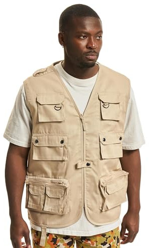 Brandit Hunting Vest, Farbe: beige, Größe: S