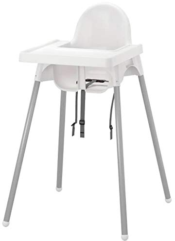Adjustable 3-in-1 Baby Highchair Infant High Feeding Seat Toddler Table Chair UK White