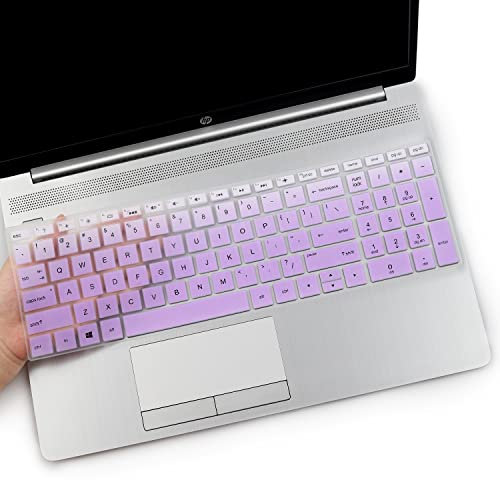 Keyboard Cover for HP Laptop 15.6 15-db 15-dw 15-da15-dy 15-db0015dx db0011dx /HP Laptop 15t 15z 15-ef 17t 17-bs 17-ca 17-by/HP Envy 15.6 2-inch-1 /Envy 17 Series/HP Pavilion 15 17 Series-OmbrePurlple