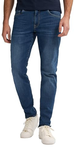 Petrol Industries Herren Jeans Slim Fit Seaham Futureproof - Jeanshose - Denim - Herrenbekleidung - Blau - W33L34
