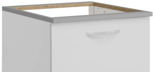 Miroytengo Módulos de Cocina y Cocinas Completas (Marco encimera 60 cm con Hueco, Gris, 1)