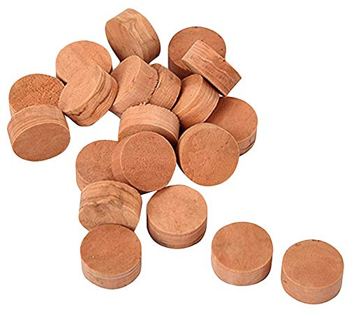 Yaootely 20 Stücke Saxophon Kork Matten Trompete Kornett Wasser Schlüssel Wert Kork für Messing Instrument Teile Reparatur Zubehör 20 Stücke ()