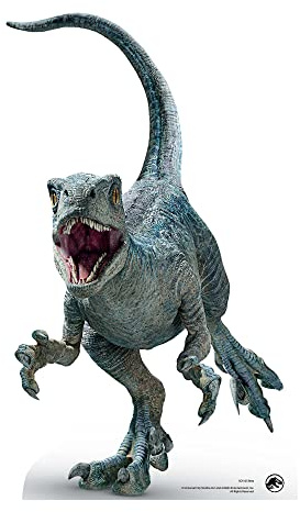 Star Cutouts SC4125 Beta Raptor Dinosaur Cardboard Cutout – Ideal for Jurassic Park Theme Parties, Birthdays, Fans & Events