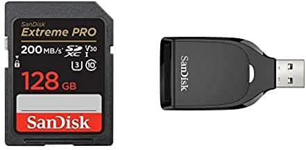 SanDisk Extreme PRO 128GB UHS-I SDXC card + RescuePRO Deluxe with the SanDisk SD UHS-I Card Reader
