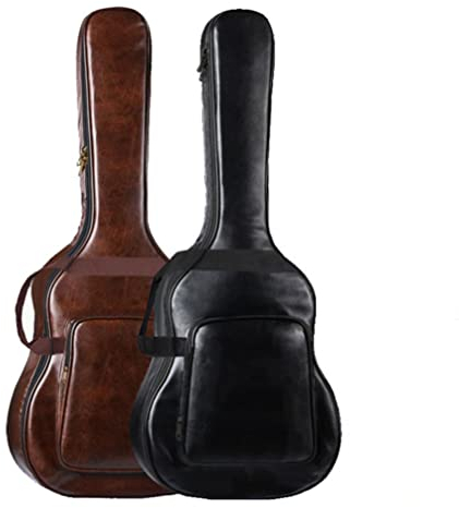 Vaguelly Gitarrenlele 1stk Tasche Für E- Gigbag Für Akustik nkoffer Koffer Für Akustik Elektrische ntasche Aus Pu-Leder nrucksack Klassisch Liner Klassische Gitarre