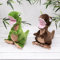 Soft Brown Or Green Dinosaur Childrens Nursery Door Stop (Brown)