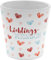 Gruss & CO Blumentopf Motiv Mensch | Steinzeug, 10 cm, Mehrfarbig | Geschenk für Sie, Valentinstag, Geburtstag | 48243