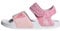 adidas Unisex - Bambini Adilette Sandals, Clear Pink/Pink Fusion/Cloud White, 32 EU
