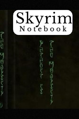 Skyrim Notebook: Skyrim, Skyrim Notebook, Gift for Birthday, The elder scrolls Skyrim, The Ultimate Organizer - with Holiday Shopping list, Skyrim ... myths and legends, notebook for teenager