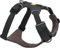 Ruffwear Front Range Hundegeschirr, reflektierendes Y-Geschirr, verstellbares, bequem gepolstertes Alltagsgeschirr für Spaziergänge und Hunderennen, 2 Leinenbefestigungen und V-Ring, Basalt Gray XXS