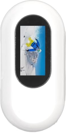 Mini Cámara Corporal con Grabación de Audio y Vídeo, Cámara Inalámbrica de Bolsillo, Grabadora de Vídeo Portátil, Mini Cámara de Acción para Vlog, Viajes, Deportes, 128 GB (White)