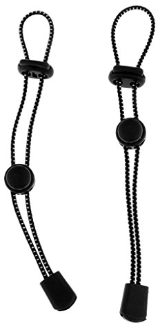 Folpus Set von elastischen Seilen für die Befestigung von Rucksack Wanderstöcken, Nero4#