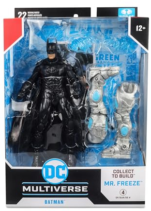 McFarlane DC Collect to Build Batman-Skulptur, 18 cm bewegliche Figur mit Sockel und Anzugzubehör, authentisches Design, Sammlerstück, ab 12 Jahren, Bizak (64385636)