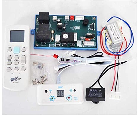 ZoiKoM [Accesorios eléctricos] para aire acondicionado Panel de control de placa de computadora Universal Panacea Modified Strip Display QD02K