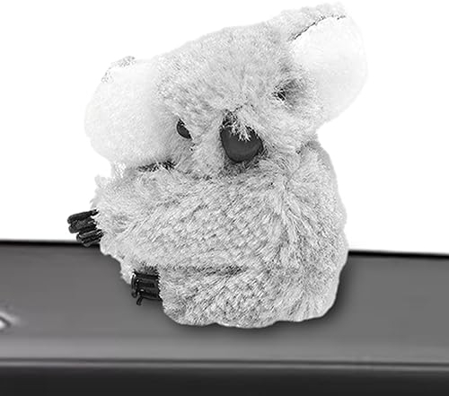 JINGAN Gefüllter Koala | Auto-Innenraum-Koala-Dekorationen | Koala Plüschtier Auto Armaturenbrett | Niedliche und weiche Plüsch-Rückspiegel-Auto-Mittelkonsolen-Dekoration