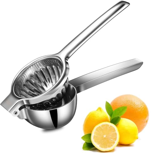 Upgrated Lemon Squeezer, Stainless Steel Manual Hand Juicer For Citrus Lime