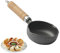 Skillet Cast Iron - Black Egg Pan Cookie Skillet for Kitchen Non Stick Kitchen Cooling Supplies, Hangable Deepened Egg Skillet with Wood Handle for Oven Stove Grill