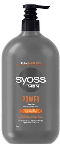 6er Pack - Syoss Men Shampoo - Power - für normales Haar - 750ml