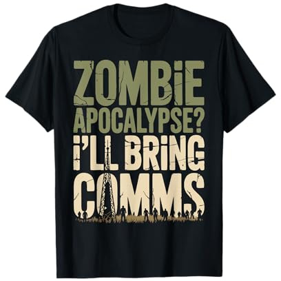 Vintage Amateur Radio Antenna Handheld Ham Radio T-Shirt