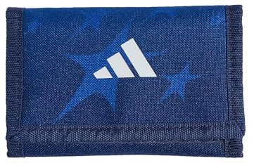 adidas Unisex Tiro Graphic Wallet Wallet, Dark Blue/Team royal Blue, One Size