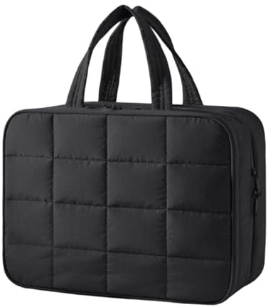 Reiseetuis Für Toilettenartikel Wasserdicht Mit Mehreren Fächern | Reise Kosmetiktasche Mit Fächern Für Fitnessstudio Wohnheim Camping Make-up Schmuck Armband Halskette Ohrringe