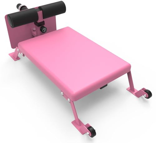 Garvee Nordic Curl Bank Verstellbar, Nordic Hamstring Trainer Heavy Duty, Nordic Bench Mit Stahlrahmen, Rollen & Dicker Polsterung, Belastbar Bis 204 kg, Für 25 mm & 50 mm Hantelscheiben, Home Gym