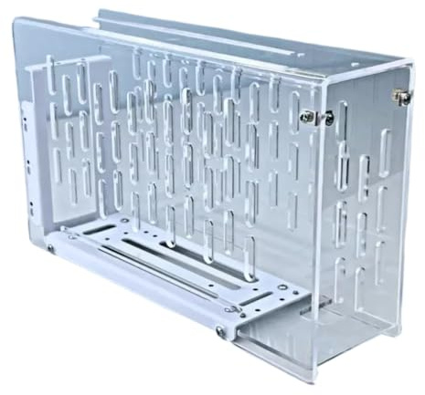 UQgrtMrTz EGPU CASE External Graphics Card Bracket Base With Acrylic Frame Video Cards Dock GPU Holder Oculink PCIE External Display Kit Compatible With Laptop(bracket with frame)