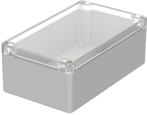 BOPLA EUROMAS M 221G 02221100 Industrie-Gehäuse 200 x 120 x 75 Polycarbonat Lichtgrau (RAL 7035) 1St.