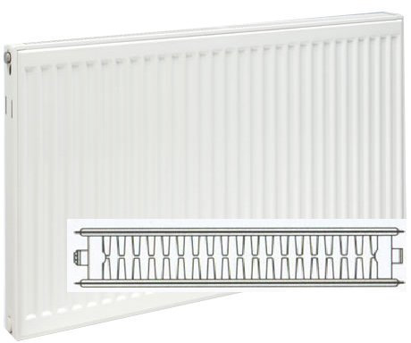 Ultraheat Double Convector - 5522 BTU's - Size 400mm high x 1200mm Wide