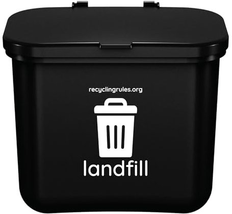 Recycling Rules Hängender Abfalleimer für Müll