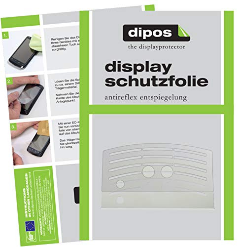 dipos 2x Displayschutzfolie matt für Melitta Caffeo Solo E950 Tropfblech | Antireflex, entspiegelnd, passt perfekt, Ultra-Dünn, kratzfest, blasenfrei, Fingerprint-kompatibel, selbstklebend