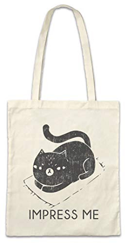 Urban Backwoods Impress Me Cat Hipster Bag Beutel Stofftasche Einkaufstasche