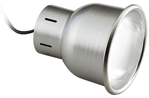 Exo Terra Reptile Nano Dome, hochglanzverspiegelte Reflektorlampe aus Aluminium mit hitzebeständiger Keramikfassung, 1 Stück (1er Pack)