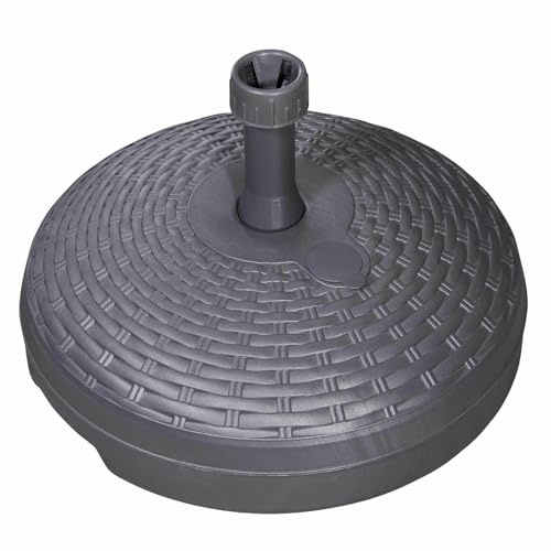 Doppler Füllsockel, anthrazit, rattanoptik, 20 kg