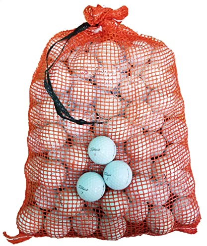 Titleist Pro V1/Pro V1X Golfbälle in Zwiebelnetzbeutel, recycelt, 72-teilig, Weiß
