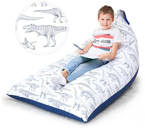Huddle Original Stofftier-Sitzsack-Aufbewahrung, extra groß, Designer-Sitzsack für Kinder, Jugendliche und Erwachsene, sofortige Unordnung für stilvolle Mütter, Stofftier-Aufbewahrung, Sitzsack,