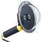 GEPULY Dome Port für DJI OSMO Action 1 Kamera, Dome Port Objektiv integriertes wasserdichtes Gehäuse für 45,8 m Unterwasserfotografie