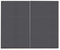 Rauch Möbel Santiago Schrank Schwebetürenschrank, Graumetallic, 2-türig, inkl. Zubehörpaket Basic, 3 Einlegeböden, 3 Kleiderstangen, BxHxT 261x210x59 cm