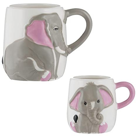 Price & Kensington Set Of 2 Parent and Child Elephant Mugs