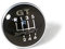 Volkswagen 1K0711144G Plakette Schaltknauf 6-Gang GT Sport Schalthebel Emblem, 4-Punkt-Aufnahme