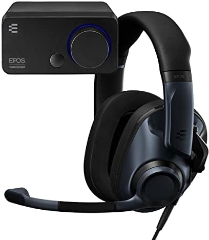 EPOS H6Pro + GSX 300 Bundle - Cuffie con Microfono Chiuso - Cuffie Gaming - Archetto Leggero - Cuffie da Gaming Comode e Leggere - Per PC - Scheda Audio Stereo e Surround 7.1 ad Alta Risoluzione -