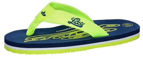 Lico Unisex Kinder Flamenco Flipflops, Lemon Marine, 30 EU