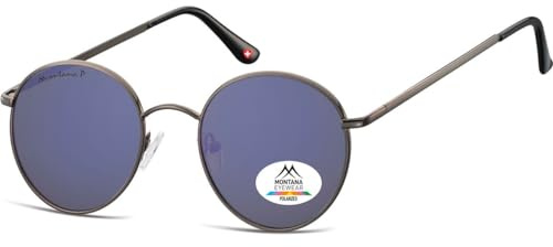 Montana MP85 Sonnenbrille, Schrotflute, 50 Unisex-Erwachsene, Grau