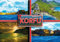 Corfu Korfu Griechenland Souvenir Kühlschrankmagnet Reiseandenken Geschenkartikel