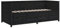 Susany Tagesbett Sofabett Gästebett Sofa Bettsofa Couch Bett Bettcouch Sofa Couch Bettgestell Schlafsofa Holzbett Schlafsessel Schlafcouch 197,5 x 82 x 80 cm (L x B x H) Mit Schubladen,Schwarz